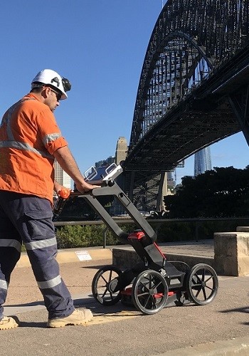 Warrabinya employee GPR Scanning near Sydney Harbour Bridge